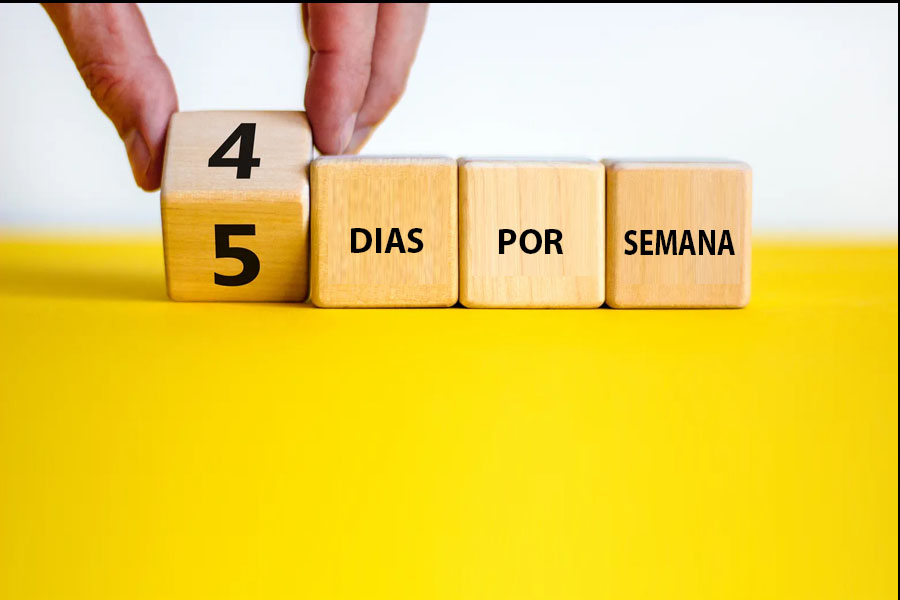 4 dias de trabalho por semana